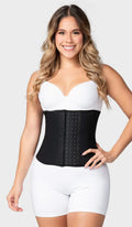 Cinturilla de látex colombiana control fit strapless con varillas internas y ganchos cubiertos en 4 niveles. Reduce cintura al instante. Compra en línea, envío a México.