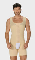 Faja masculina colombiana corta con espalda y sisa cubiertas, hombro ajustable y ganchos en 4 niveles. Moldea y reduce abdomen al instante. Compra en línea, envío a México.