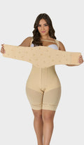 Tabla anatómica beige con protector de cintura y pliegues. Superficie dura para abdomen plano sin retención de líquidos. Tallas 81–102 cm. Envío a México.